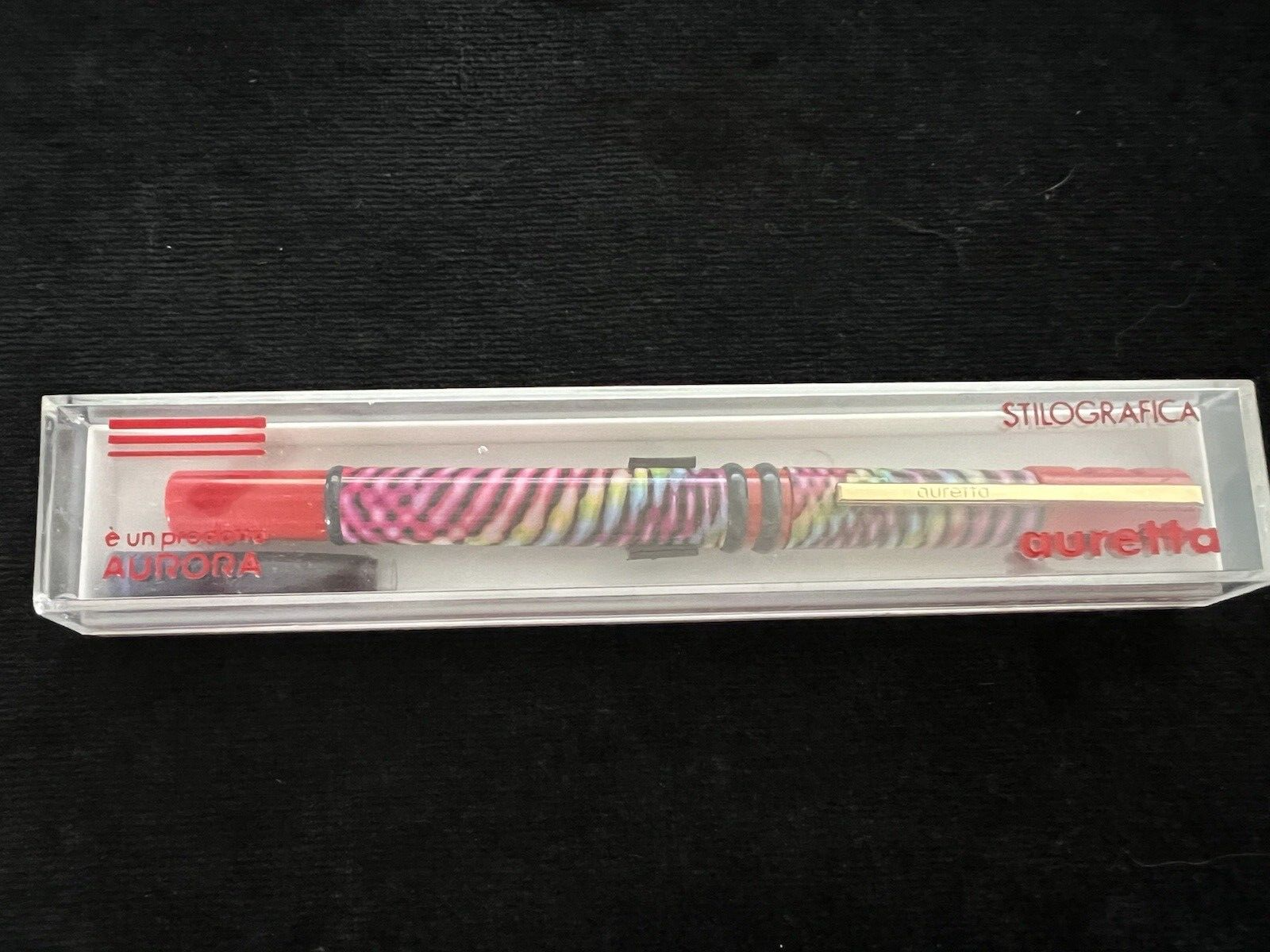 Auretta Stylo-Plume Stylo à Plume par Aurora Tigre Jungle Cartouches Cru 1970' 