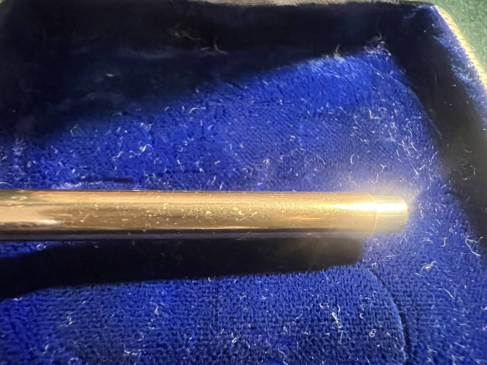 🔴 Matita meccanica dorata aggancio a ragno matita con mina 1,3 scrive vintage