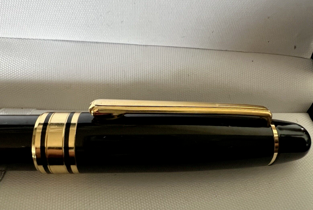 🔴 Penna stilografica lacca nera pennino Iridium Point Germany C cartuccia