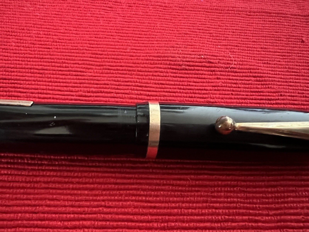 🔴 EVERSHARP penna stilografica Leva celluloide Oxford penn ORO antica SCRIVE