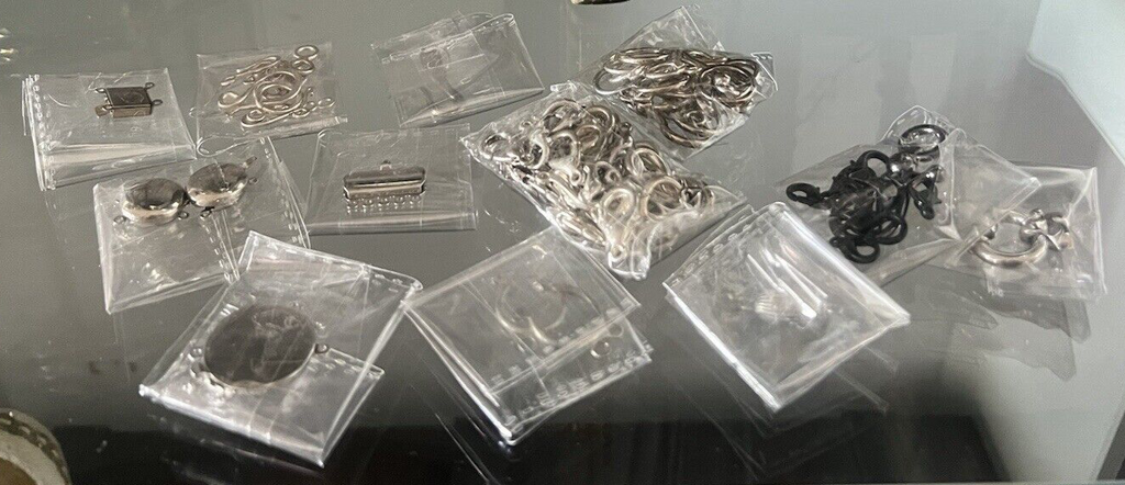 🔴 Chiusure collana moschettoni FERMAGLI lotto 71 pezzi anche vintage