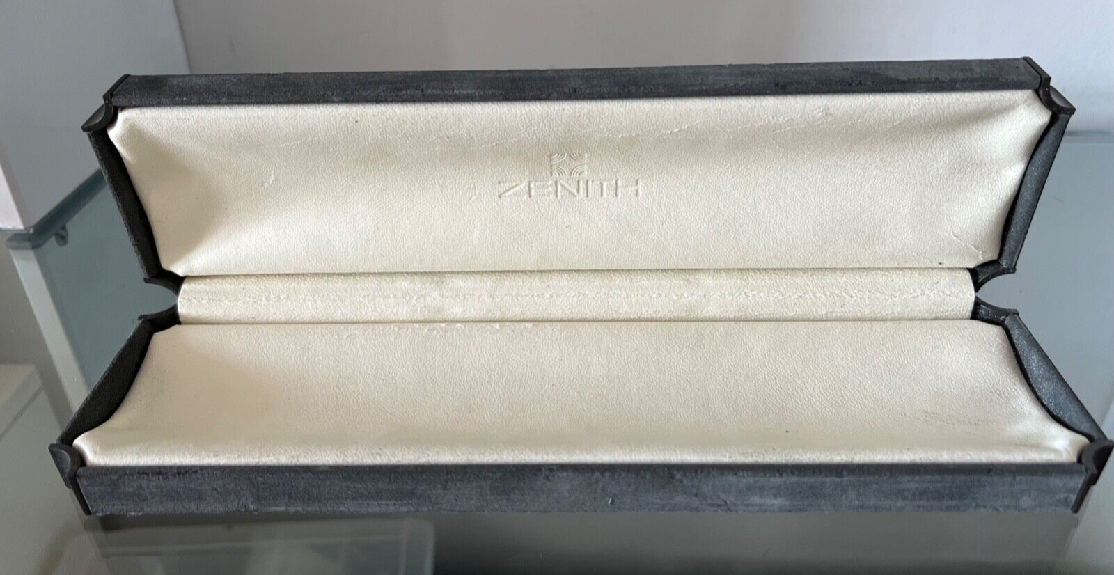 🔴 ZENITH box scatola orologio DE LUCA CHRONO custodia vintage ORIGINAL4