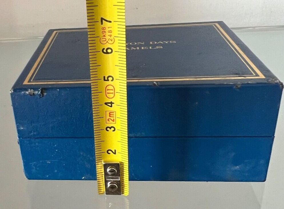 🔴 Scatola box orologio tasca inglese custodia HALCYON DAYS ENAMELS