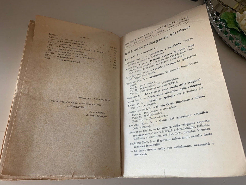 🔴 Libro ARMONIE DIVINE Giovanni Ravaglia Editrice internazionale vintage 1932