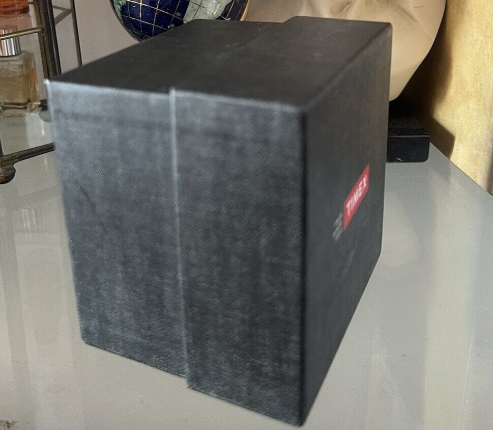 🔴 TIMEX box scatola orologio polso cofanetto custodia legno garanzia