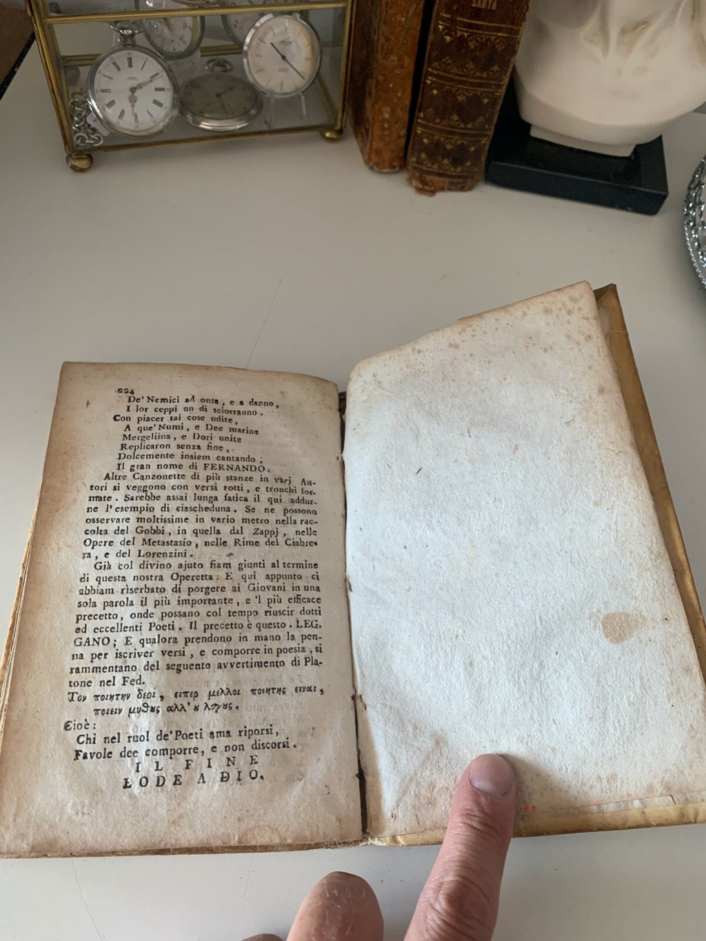 Livre Soumission De Rhétorique Et Poésie Dell'Abbate Antoine Adami Antique
