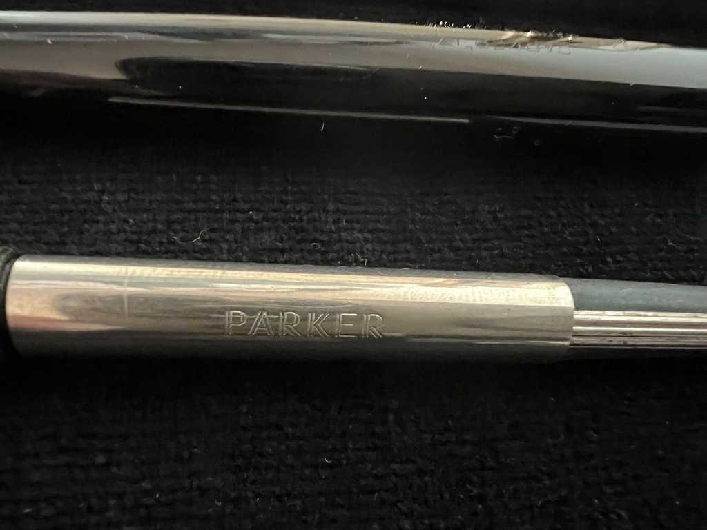 🔴 PARKER penna stilografica 17 cappuccio placcato oro scrive vintage 1962