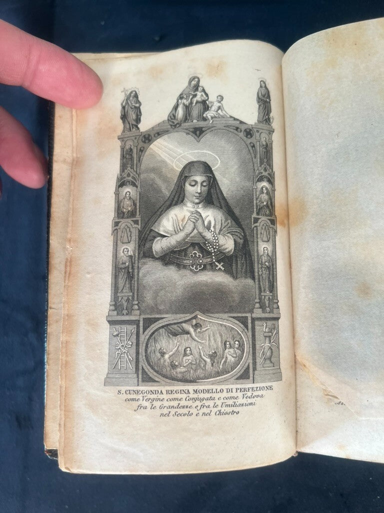 Livre Manuel De Philothée Avec Images Gravure Sur Rame Antique 1880