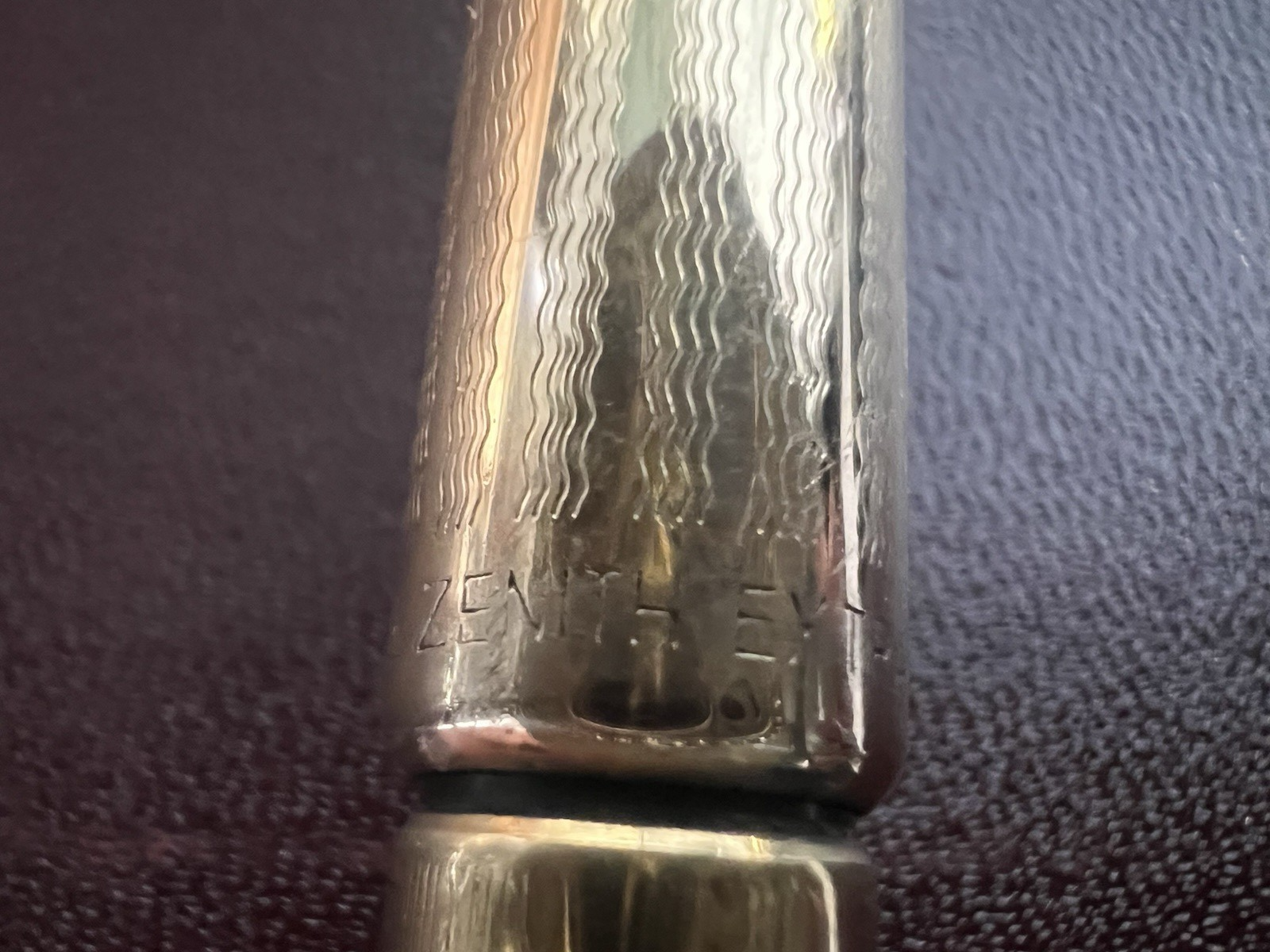 Zenith Stylo-Plume Stylo à Plume Extra Or Écrit Bijou Vintage 1930 C