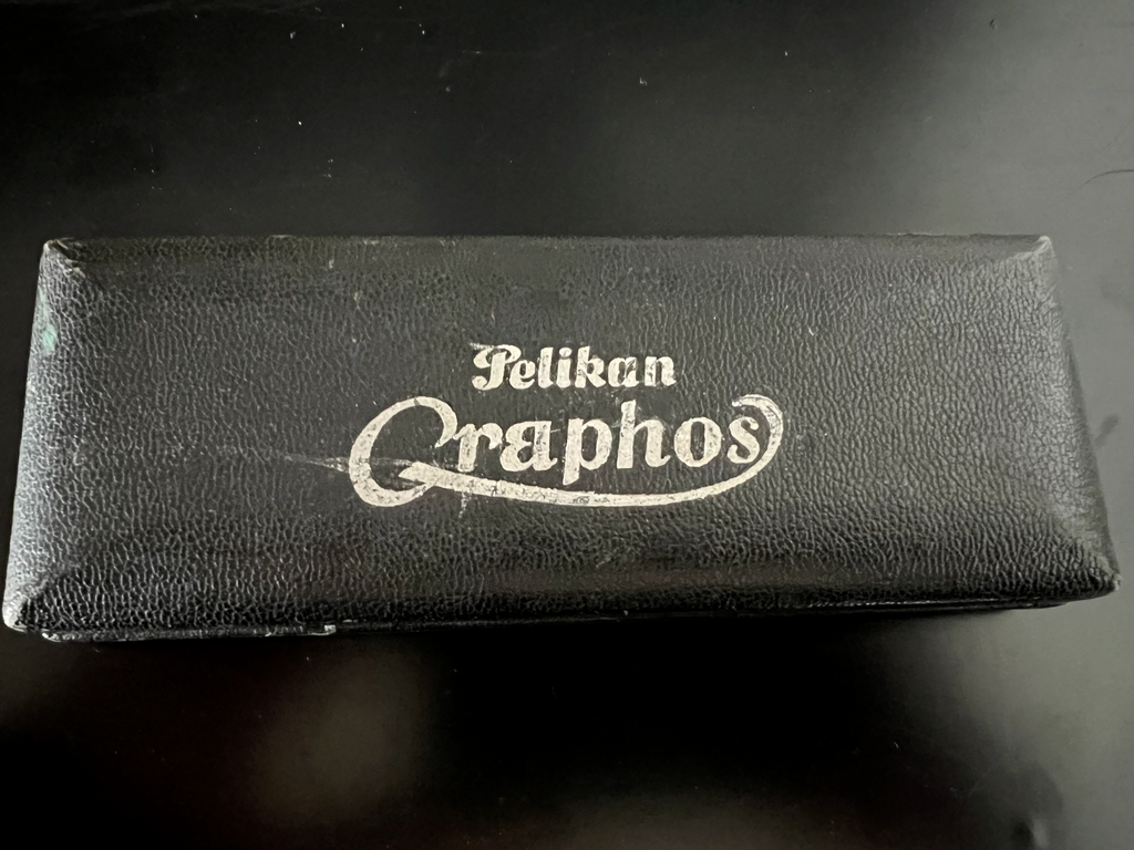 Pelikan Graphos Stift Füllfederhalter Mit Schreibfedern Und Im Feld, Vintage