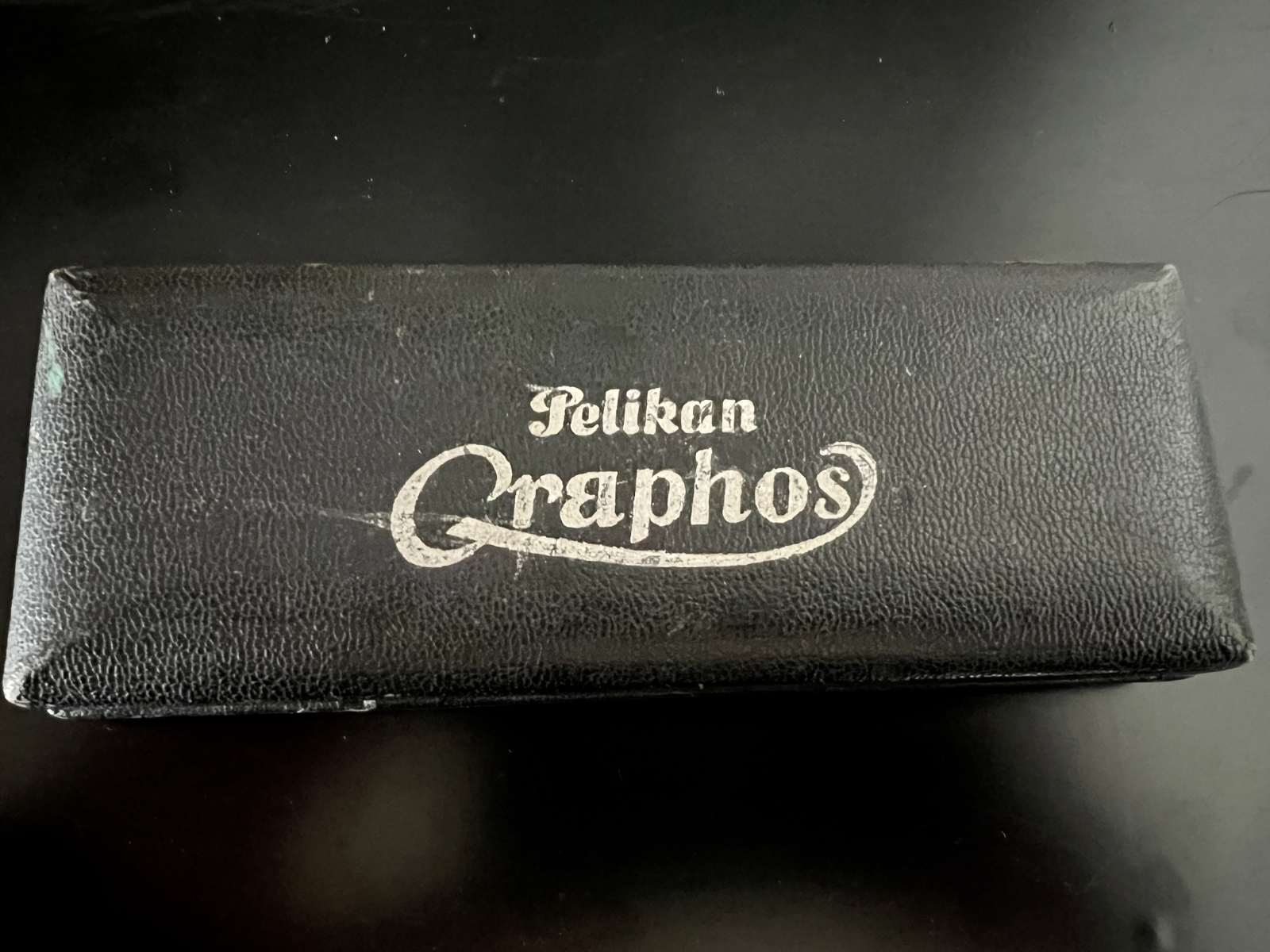 Pelikan Graphos Stift Füllfederhalter Mit Schreibfedern Und Im Feld, Vintage