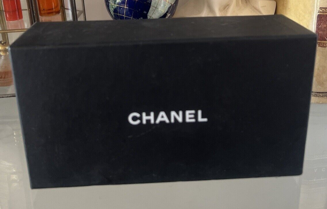 🔴 Custodia occhiali CHANEL fodero GARANZIA istruzioni contro scatola COMPLETA