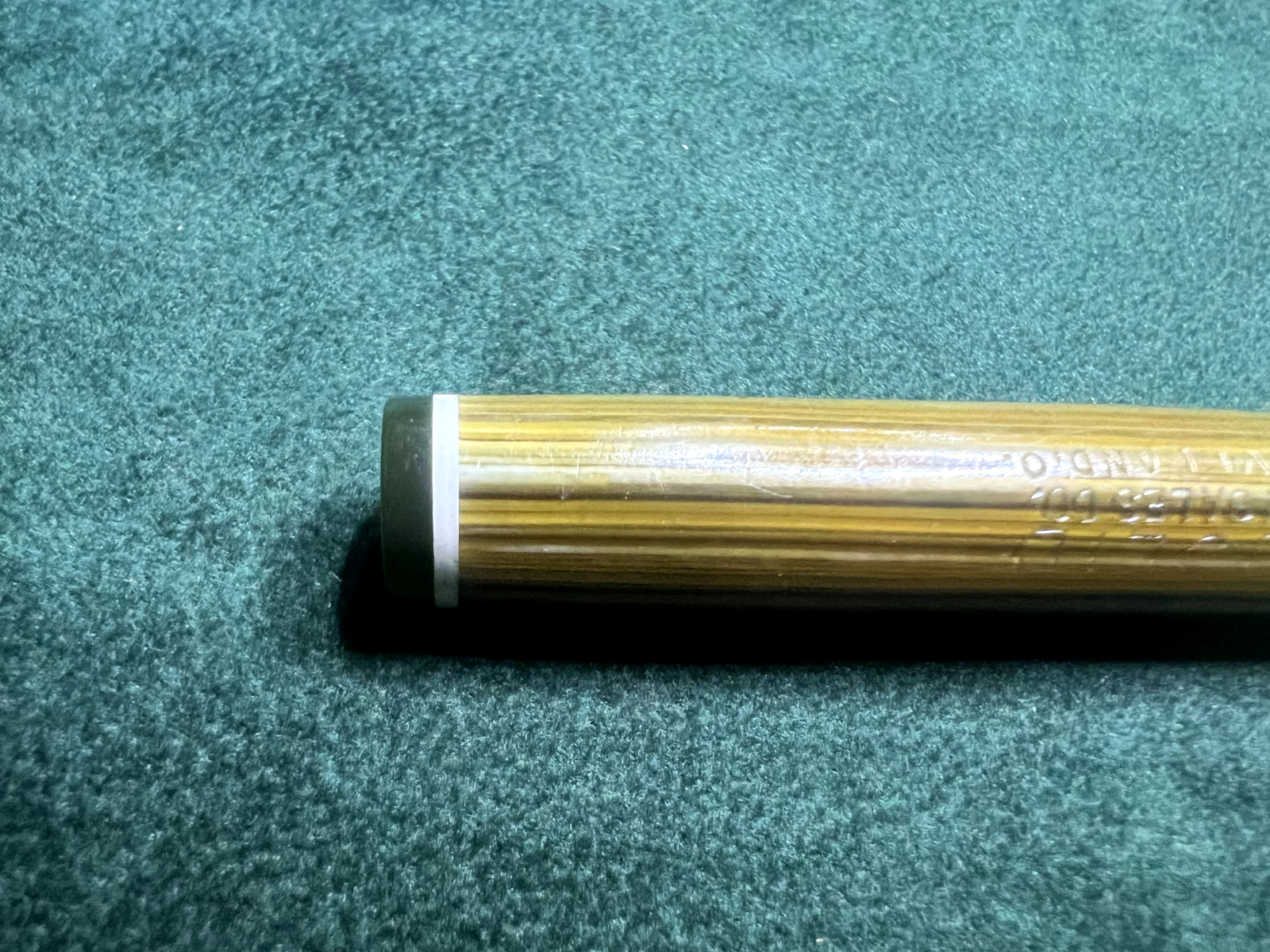 🔴 EUCLID penna stilografica verde nera profili cromati a leva SCRIVE vintage