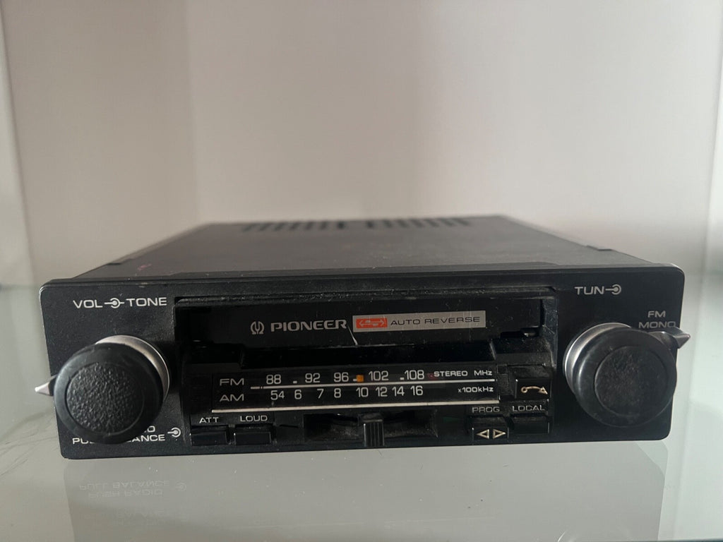 PIONEER Stereo Car Radio 7 Autoreverse Rare Vintage 1980s