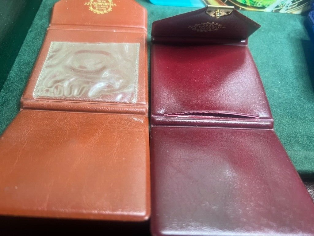 🔴 Scatole JHONSON monete medaglie astucci custodie Italia 90 lotto 10 PEZZI