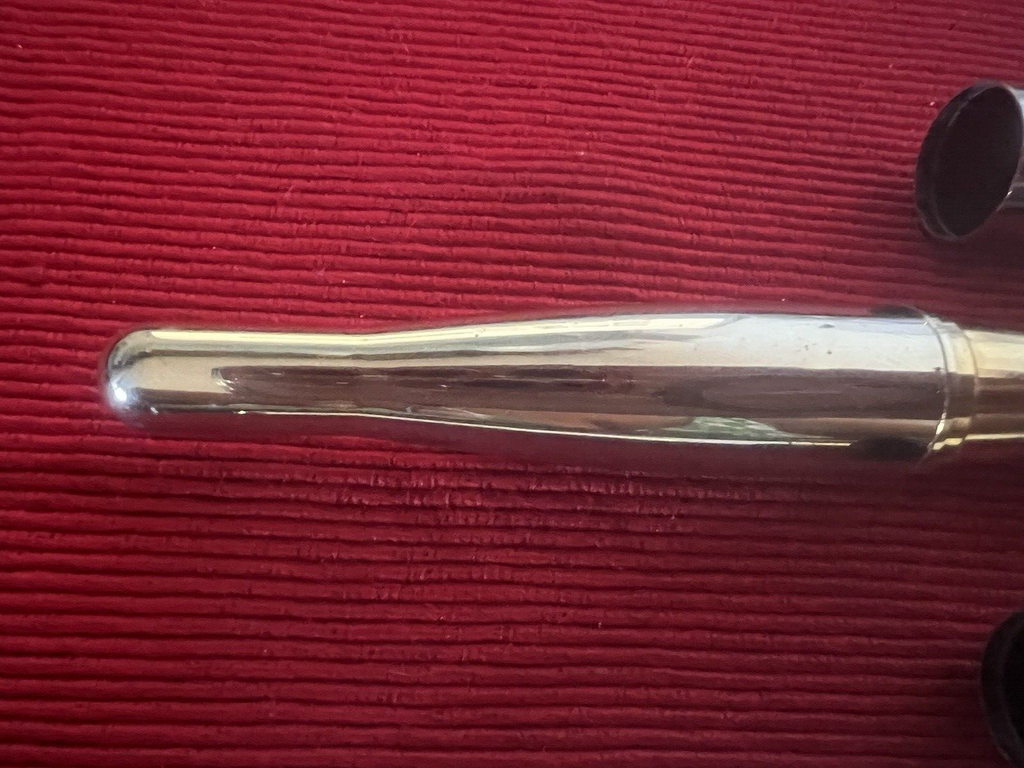 🔴 STILUS chrome fountain pens iridium nib cartridge writes 2 PENS 