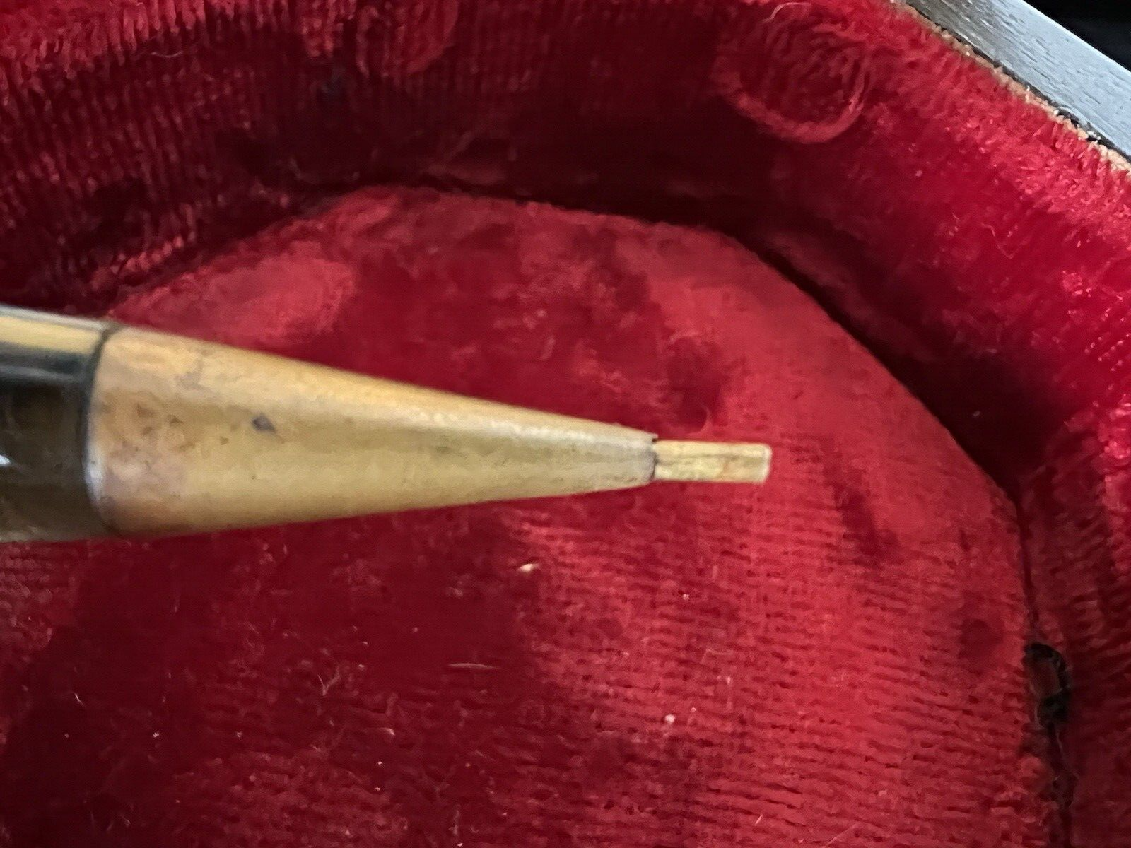 🔴 Matita meccanica celluloide MARMORIZZATA gancio ciondolo matita antica 1930