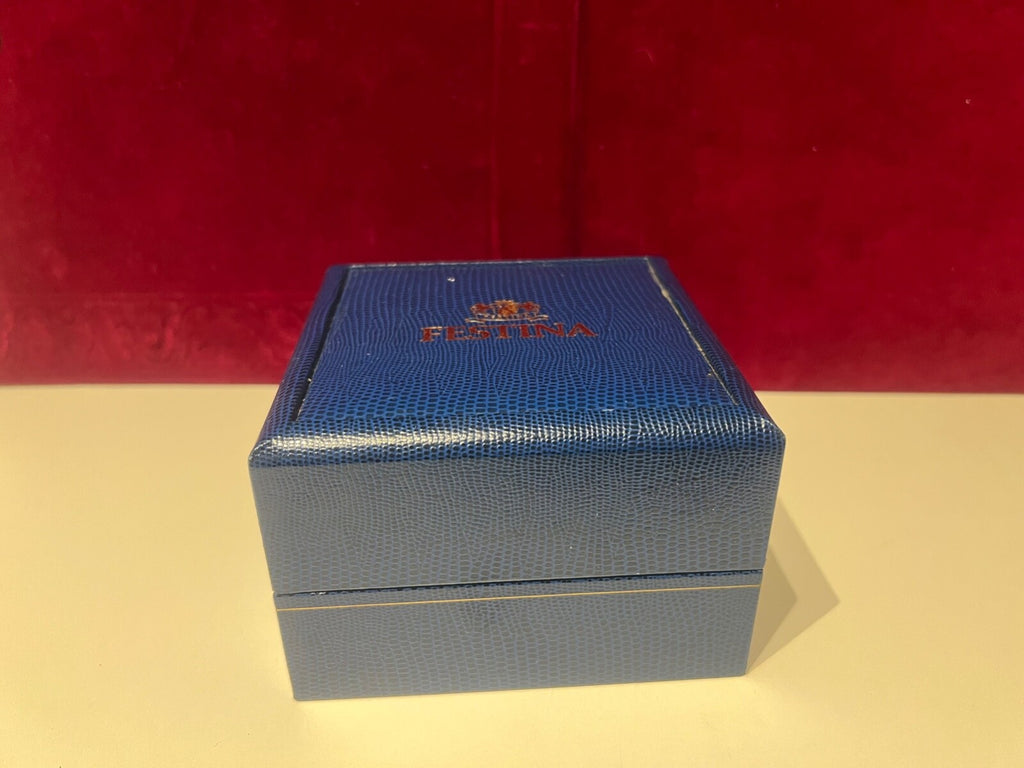 🔴 FESTINA box scatola orologio cal LS/68 garanzia istruzioni cofanetto custodia