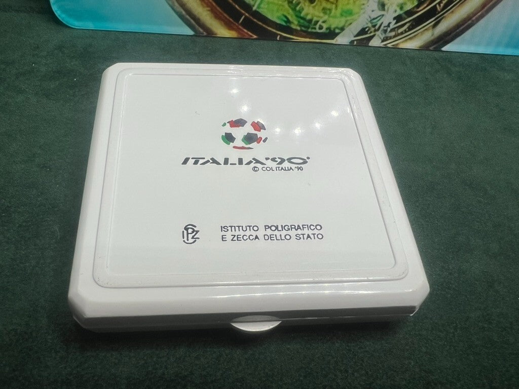 🔴 Scatole JHONSON monete medaglie astucci custodie Italia 90 lotto 10 PEZZI