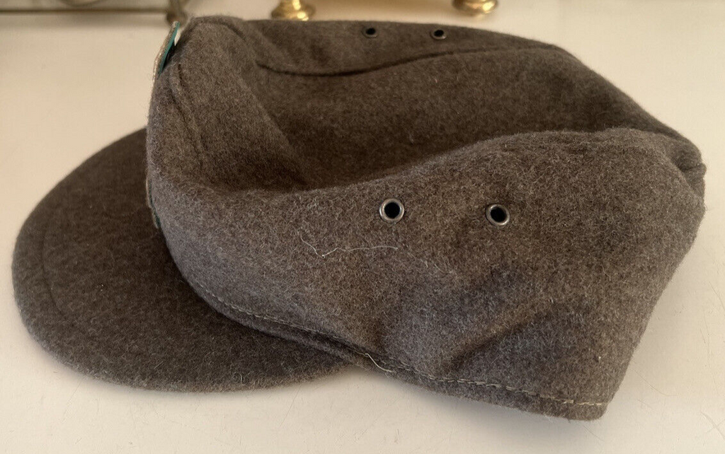 🔴 VIGILI DEL FUOCO cappello berretto felpato italiano vintage vintage