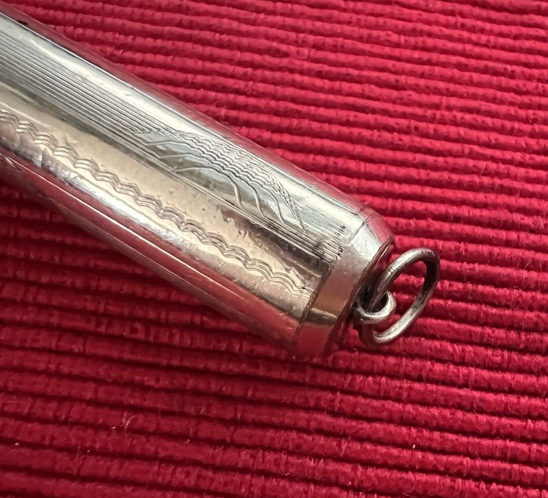 Ma Gus P.O Pen Fountain Pen Plated Pen Gold to Repair as Is