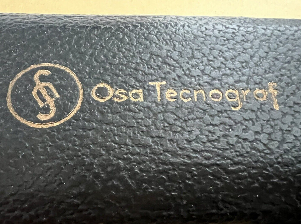 🔴 OSA TECNOGRAF penna TECNICA con astuccio pennini vintage