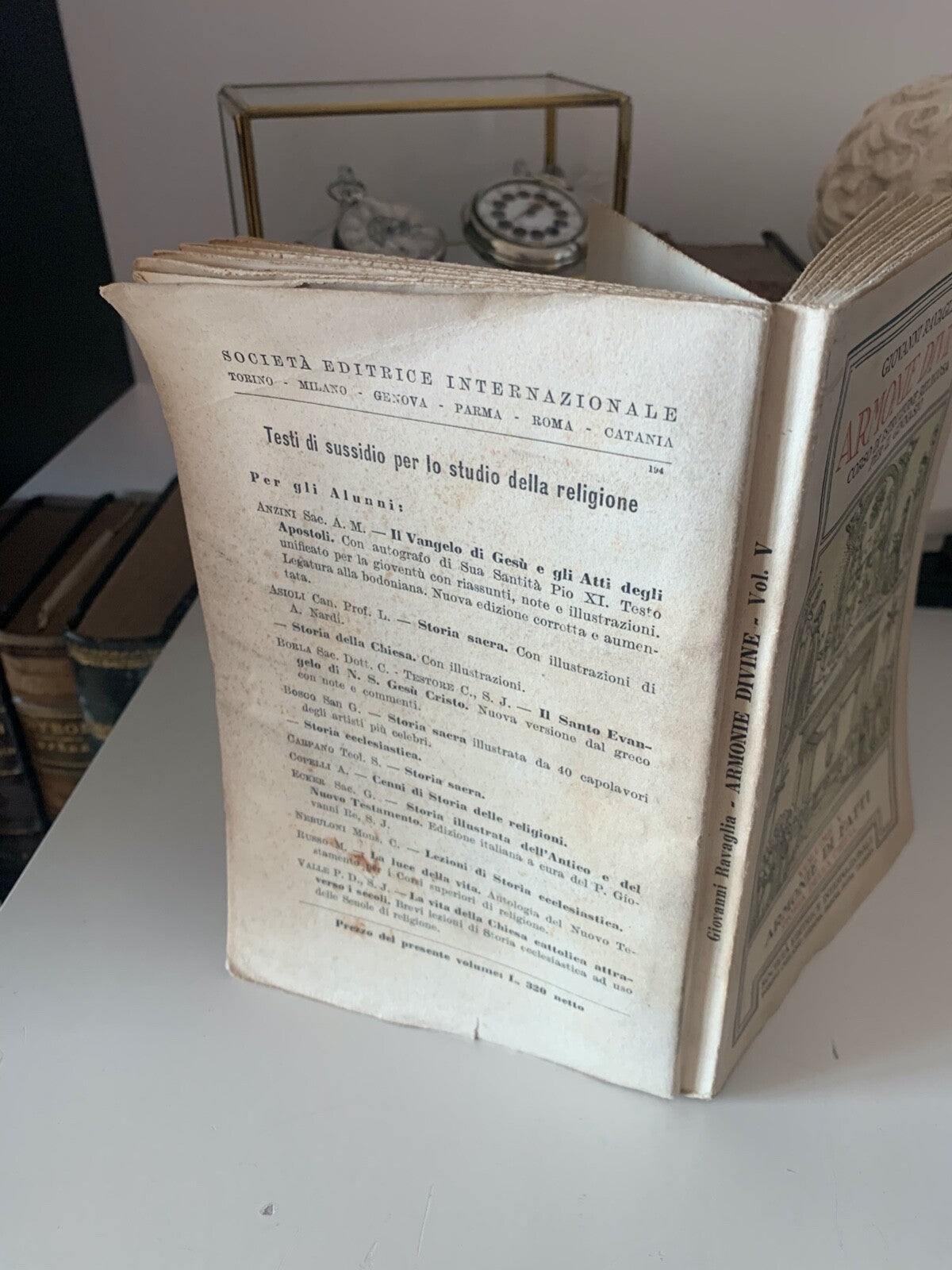 🔴 Book DIVINE HARMONIES Giovanni Ravaglia International Publishing vintage 1932 