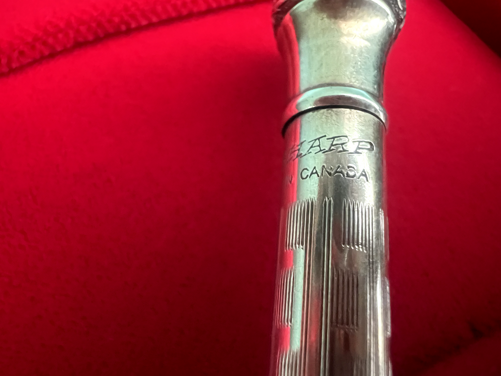 🔴 WHAL EVERSHARP matita meccanica laminata oro cesellata scrive vintage