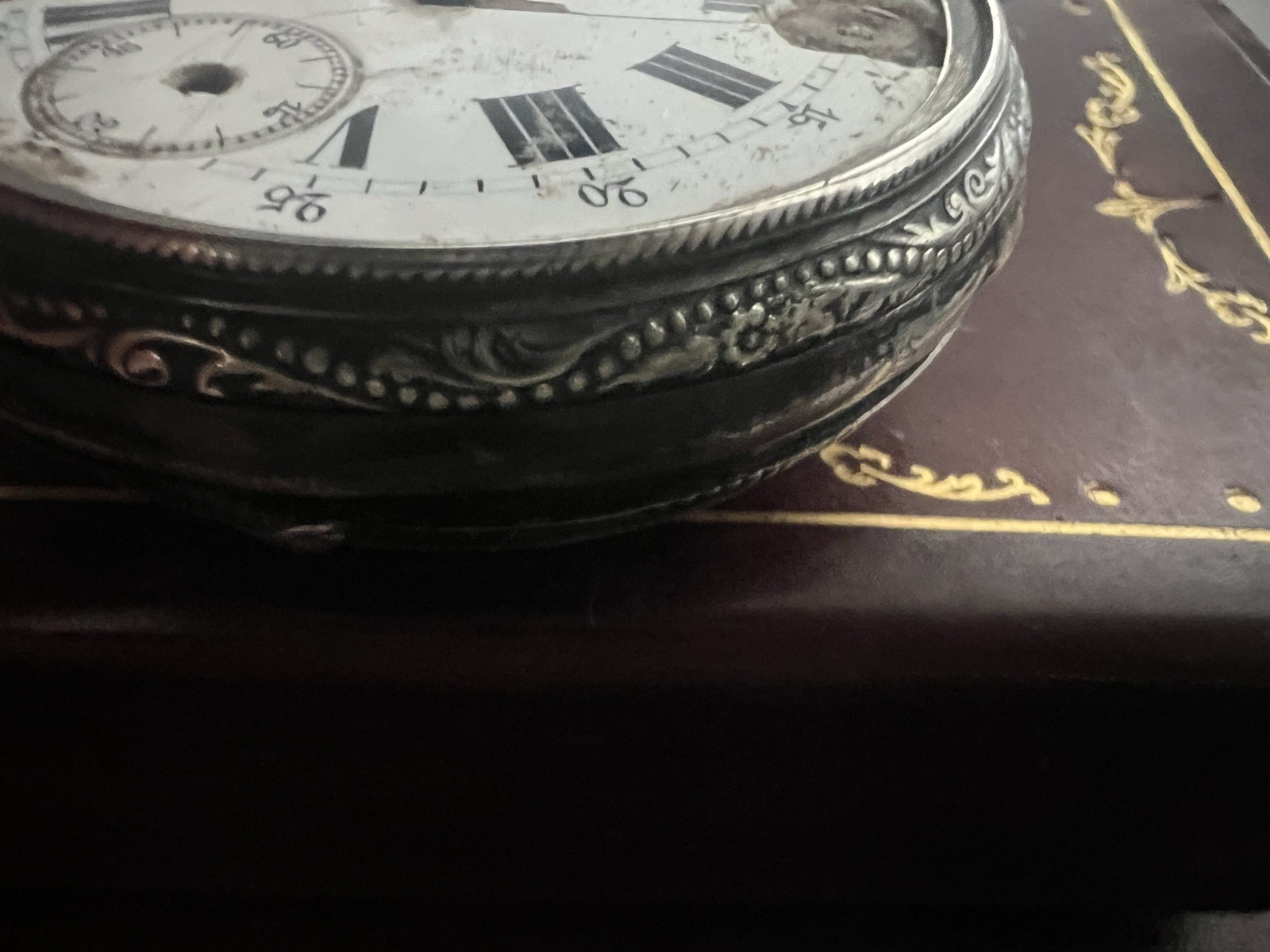 🔴 Orologio tasca ARGENTO 800 uomo pda revisionare parti vintage CILINDRI 23