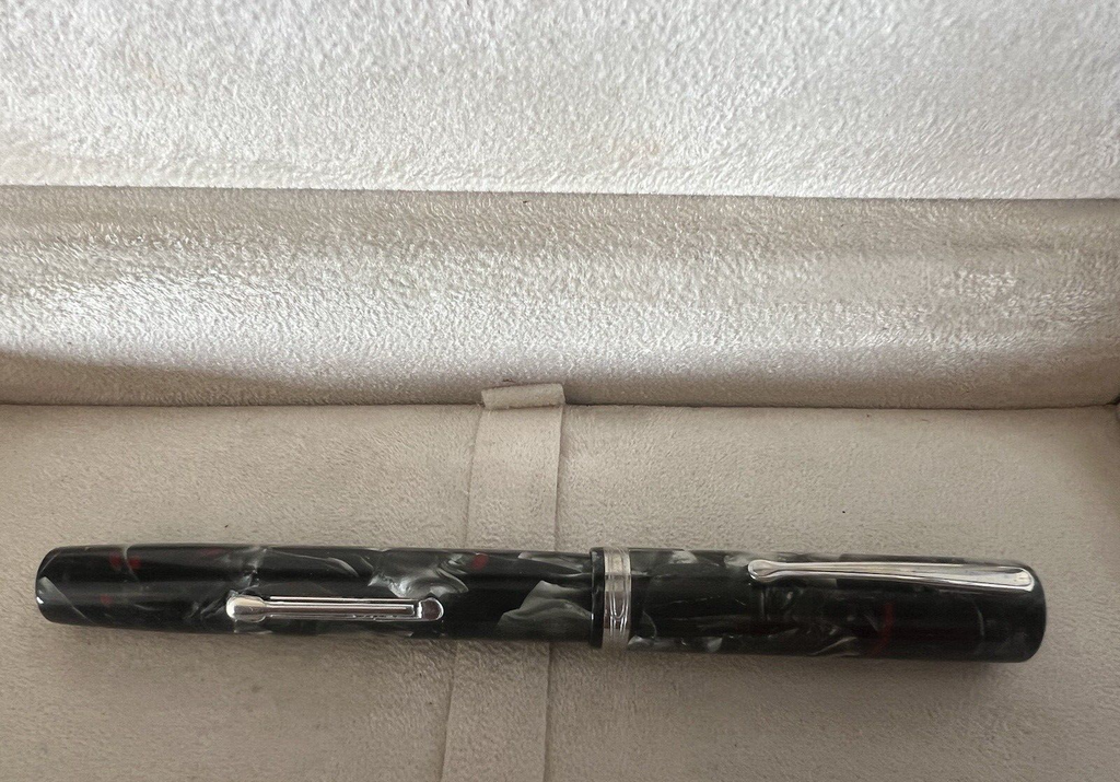 🔴 WATERMAN'S penna stilografica 94 celluloide leva pennino ORO scrive vintage