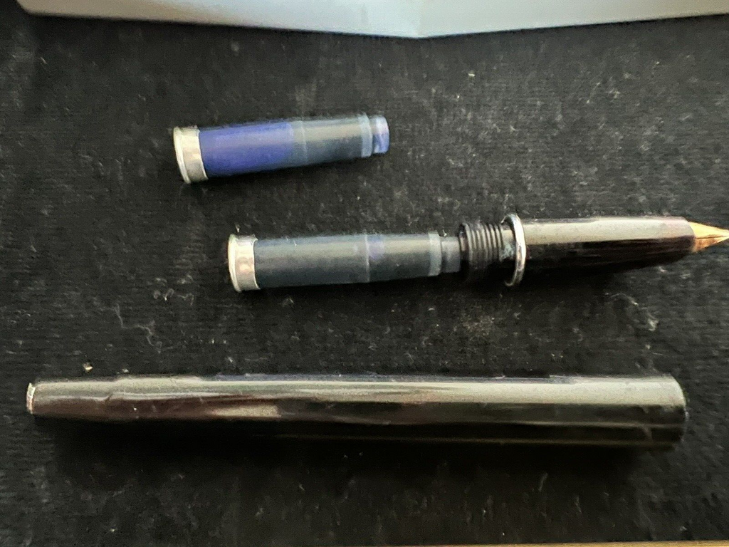 Aurora Stylo-Plume Stylo à Plume Or Duo Cart Et Sphère Scrivono Vintage