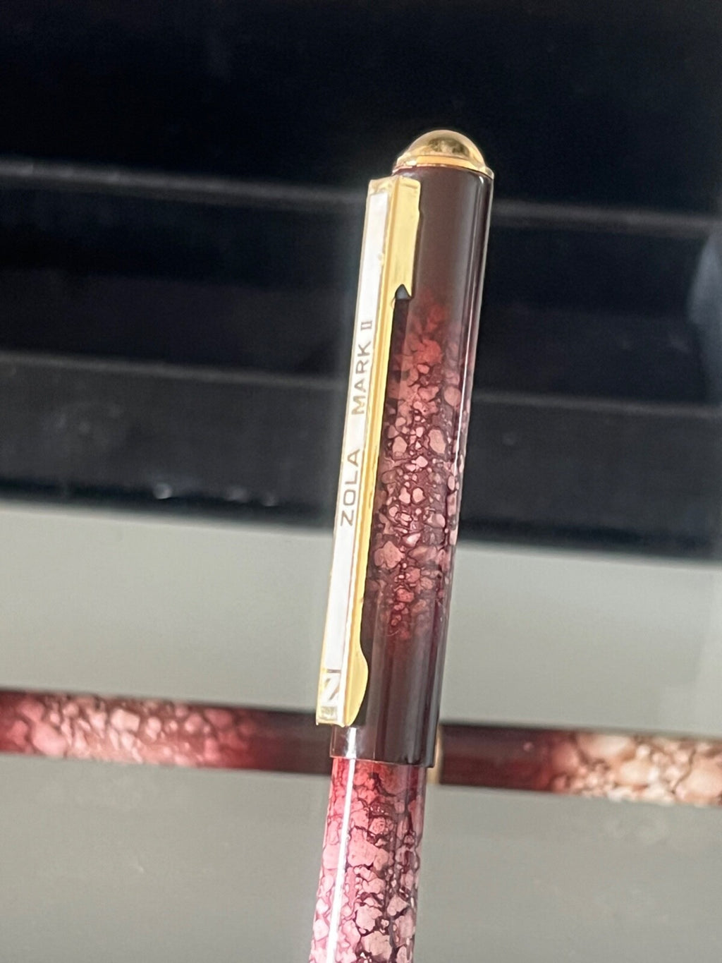 Zola Mark II Stylo-Plume Sphère + Roller Laque Marbrées Scrivono Vintage