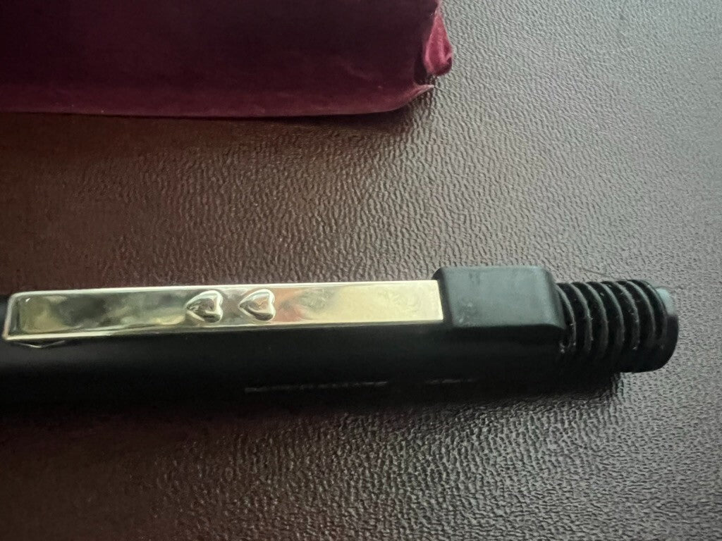 🔴 PAPERMATE penna sfera 90° DYNAGRIP nera Giappone con astuccio vintage