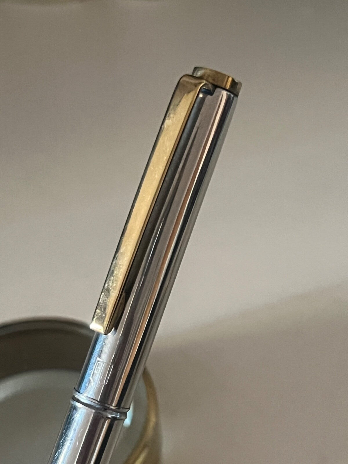 🔴 GS chrome fountain pen PRESSURE INK POUCH vintage 