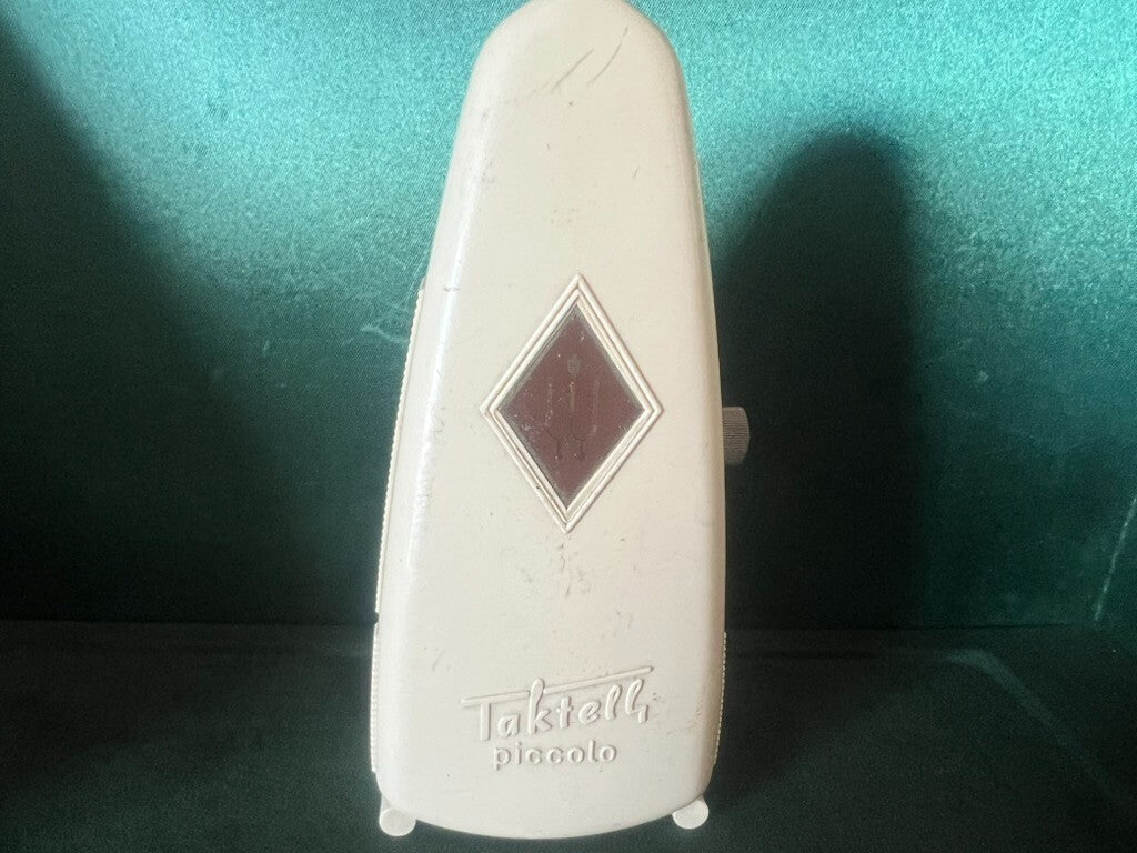 🔴 Metronomo TAKTELL piccolo con chiavetta funziona vintage