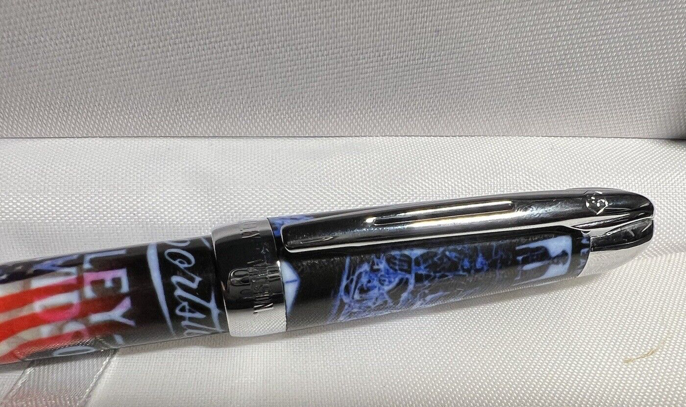 Waterman Stylo-Plume Sphère Harley Davidson Moto Drapeau Americaine Écrit
