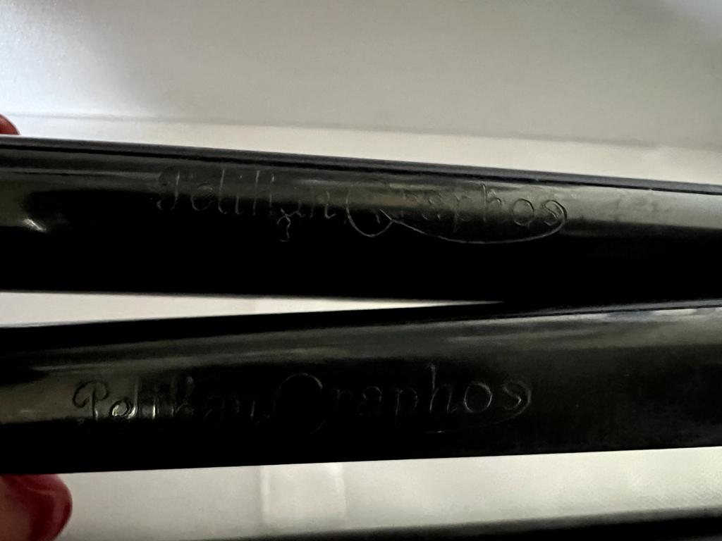 Pelikan Graphos Pens Stylos-Plumes de Collection Noir Vintage 
