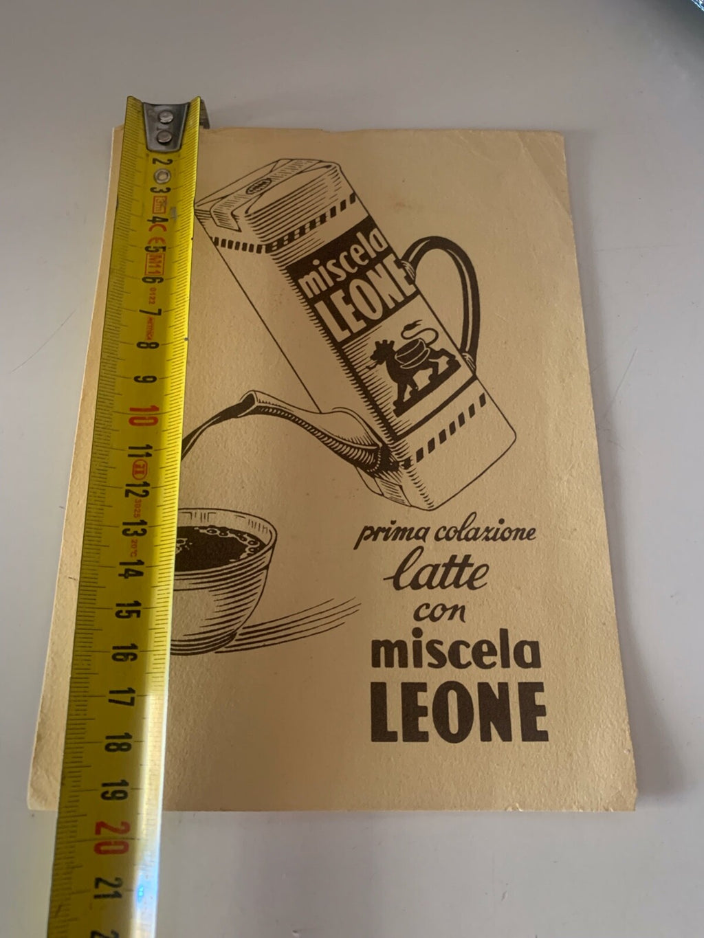 Publicité Copies Papier Mélange Lion Authentique D'Époque 