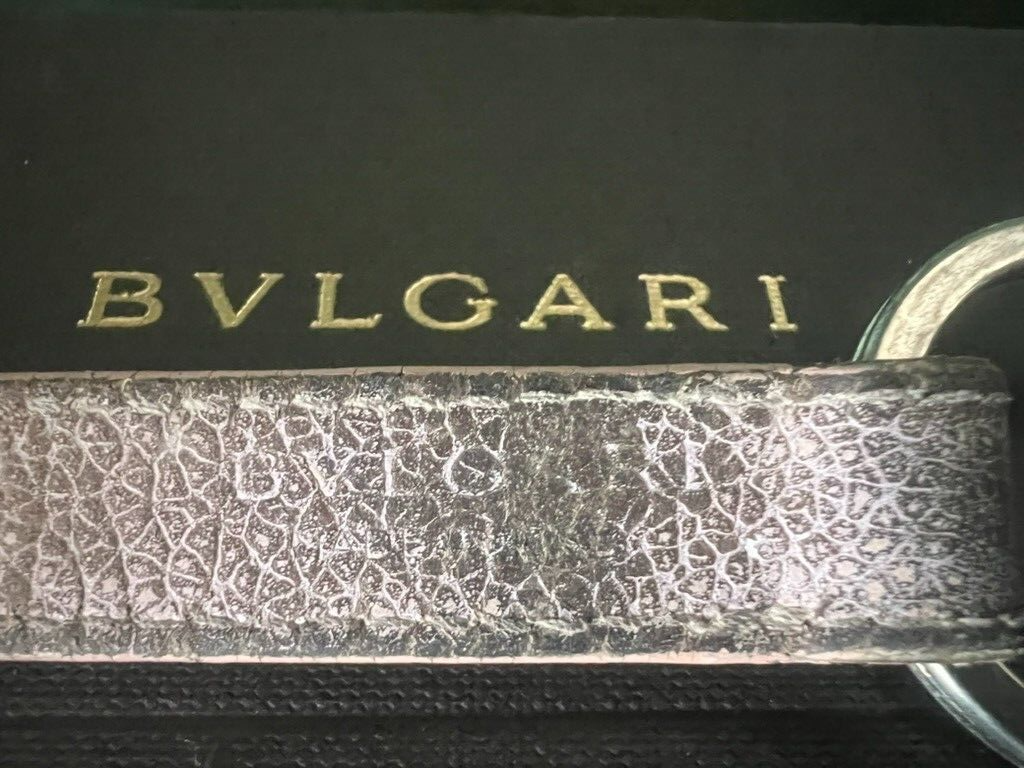 Bulgari Keyring Woman With Rings Side L 13 CM With Case Vintage
