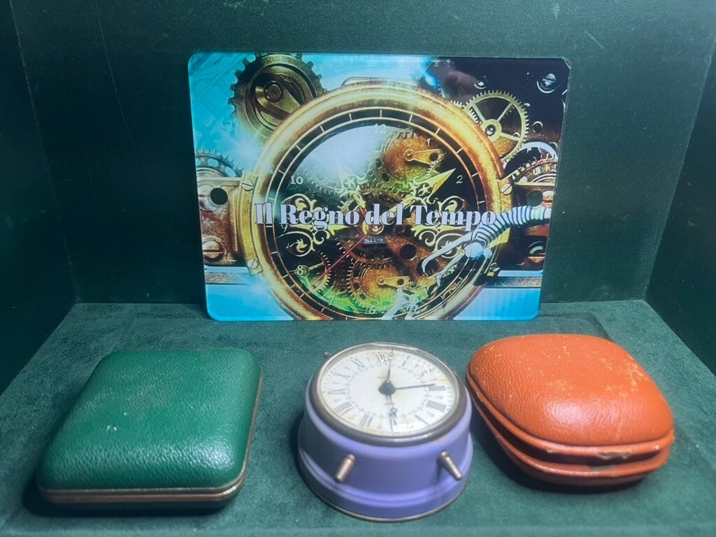 🔴 Orologi SVEGLIE parti di ricambio riparazione con foderi 8 PEZZI vintage