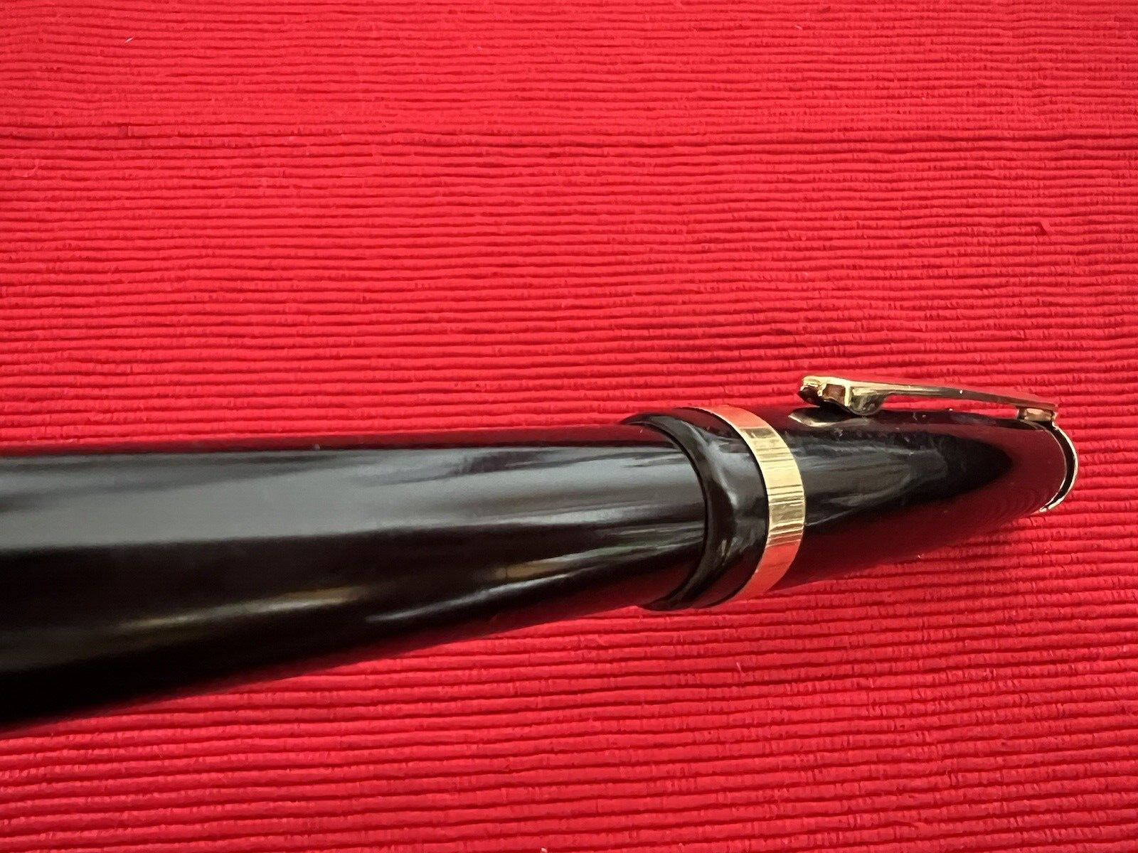🔴 THE ROYAL PEN penna stilografica celluloide a pulsante SCRIVE vintage