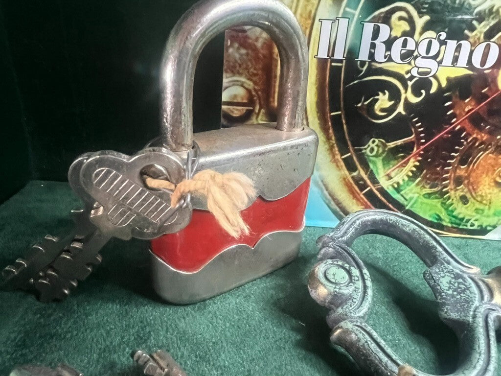 🔴 LUCCHETTI portachiavi apri bottiglie e chiavi da collezione lotto vintage