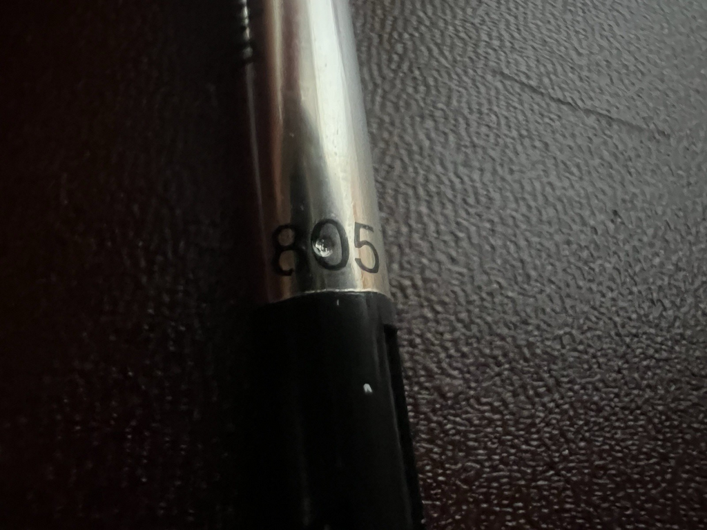 Delta Recharge Stylo-Plume Sphère Encre Noir 805 3 Pièces Recharge