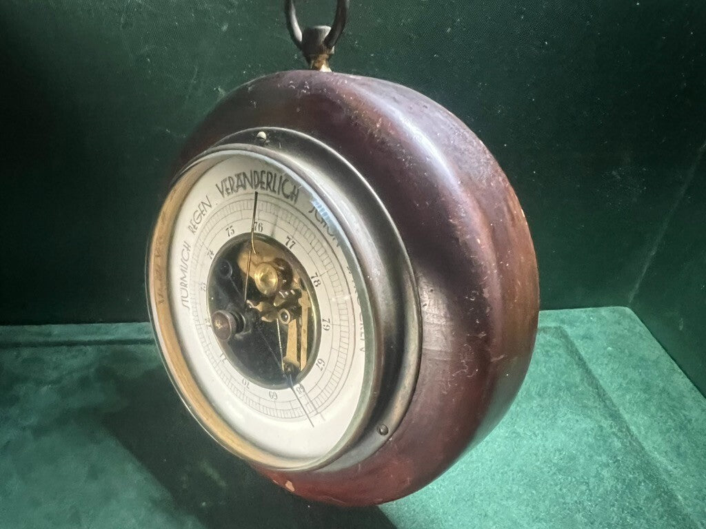 Baromètre Sturm Regen Veranderlich Schon S.Trocken Mécanicien Vintage