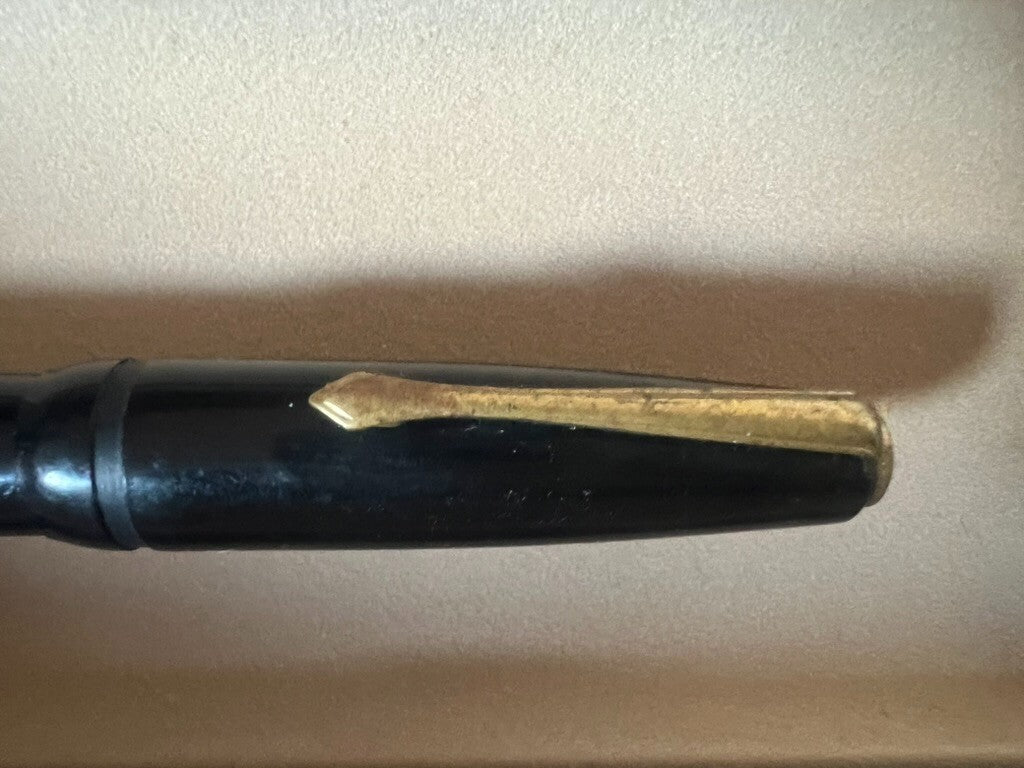 Original Goldschmidt Stylo-Plume Stylo à Plume de Bouton Bas Écrit Vintage