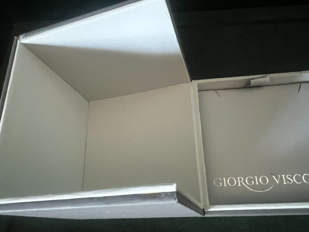 🔴 GIORGIO VISCONTI scatola anello custodia astuccio cofanetto