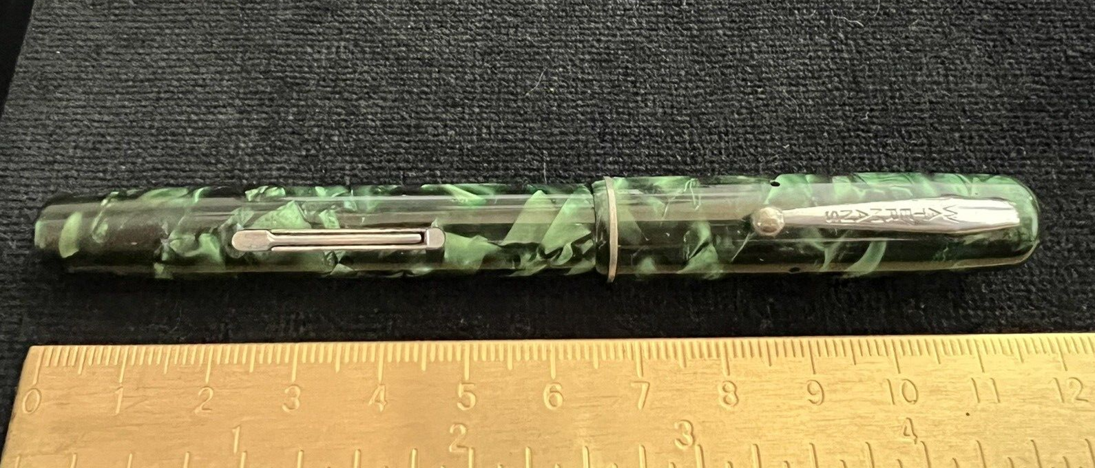 Waterman's Ideal Celluloid Fountain Pen 14 KT Gold Nib Vintage