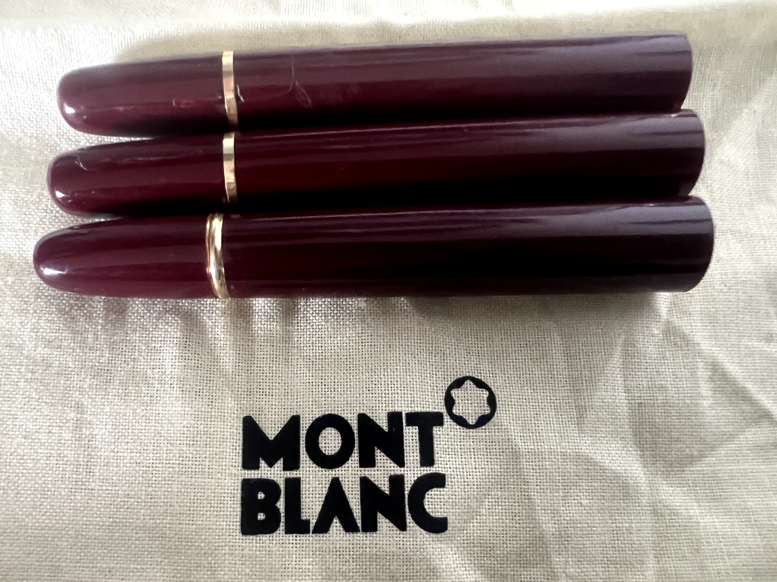Stylo À Plume MONTBLANC Meisterstück Bordeaux Pièces De Rechange Corps