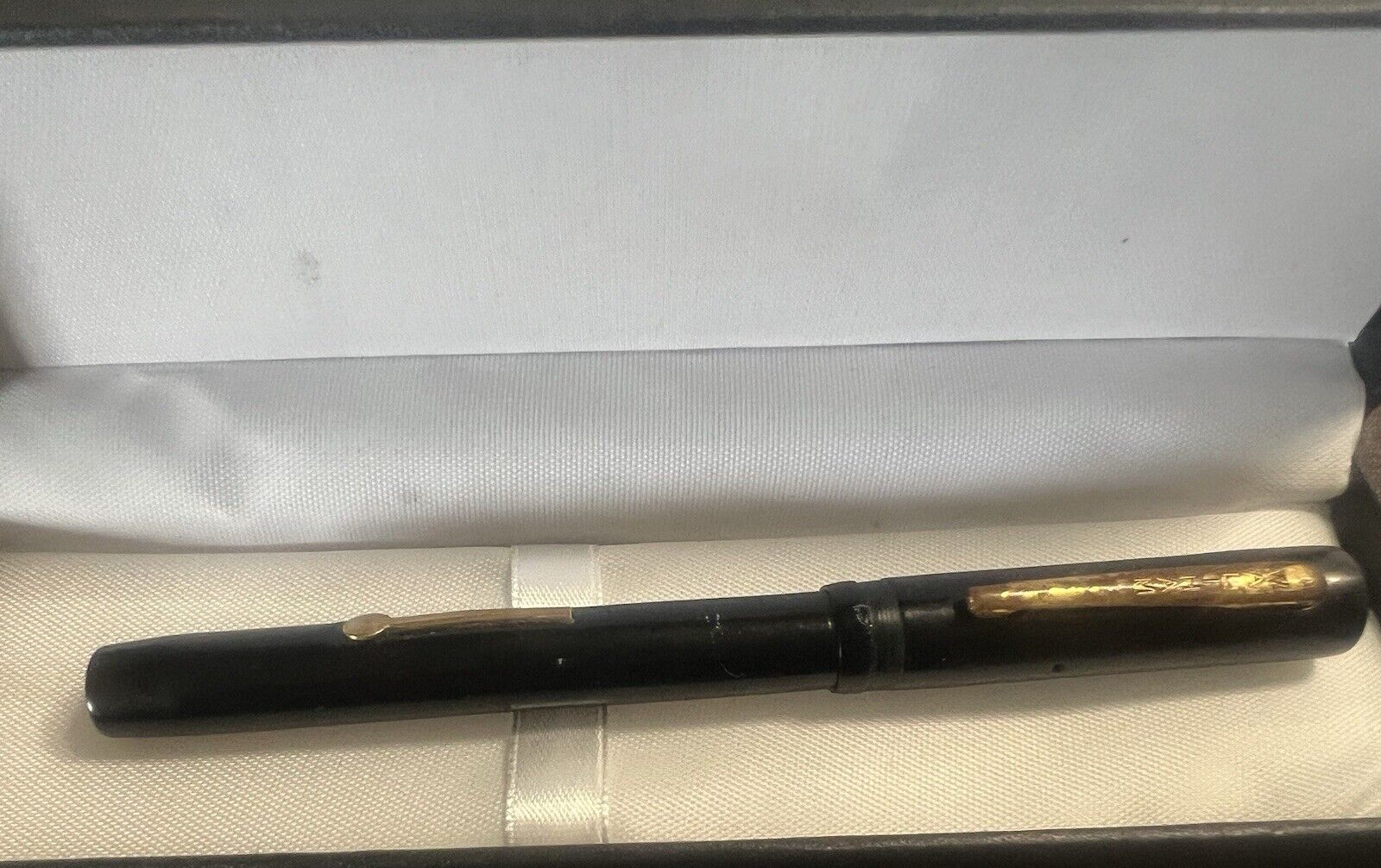 🔴 WALTHAM penna stilografica celluloide a leva SCRIVE vintage del 1930