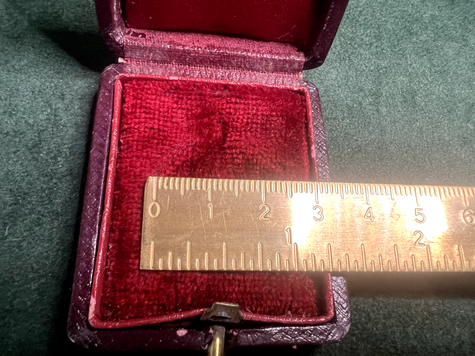 🔴 Scatola ciondolo pendente medaglione astuccio custodia gioiello vintage